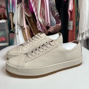 FRYE Low Lace Sneaker - Ivory Size 9